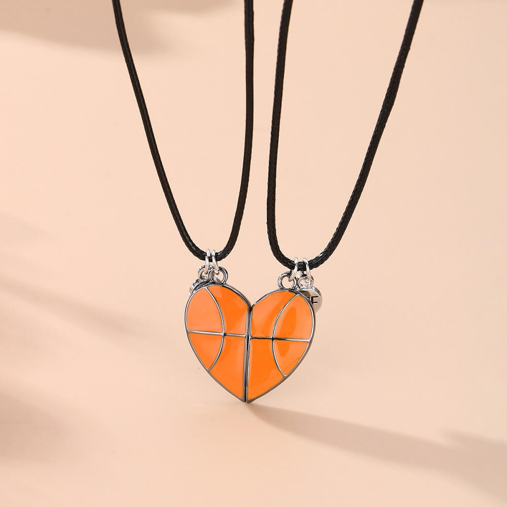 Two-piece Basketball BFF Necklaces