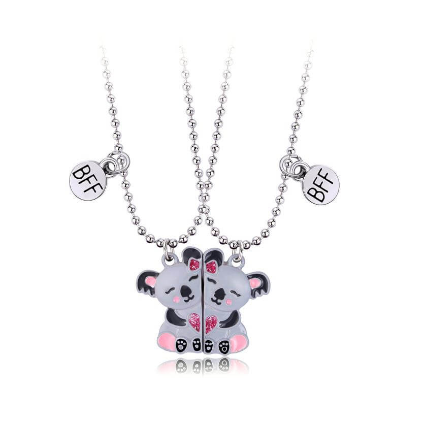 Cute Bear Best Friend Necklace