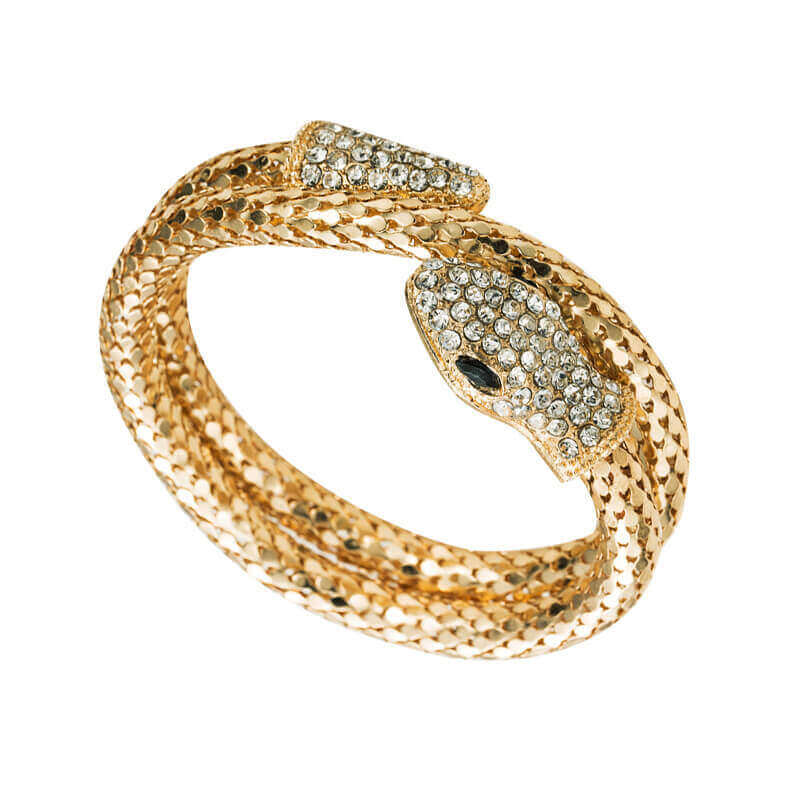 gold snake chain bracelet