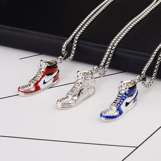3 Color Punk Shoe Necklaces for Friends