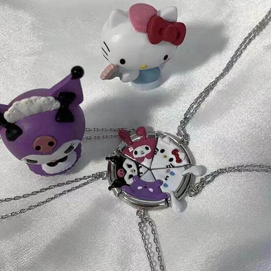 Sanrio Pizza Necklace Magnetic for 5 people