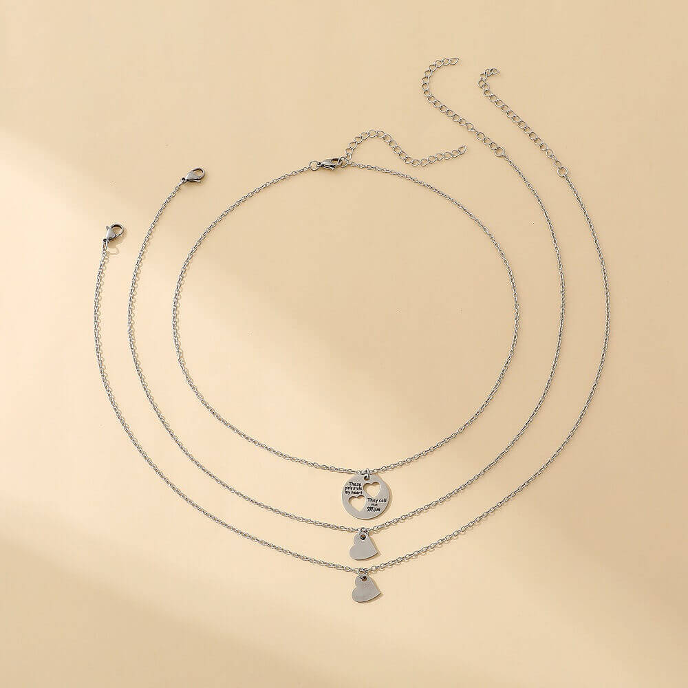 Split Heart Mother-Daughter Necklace Set