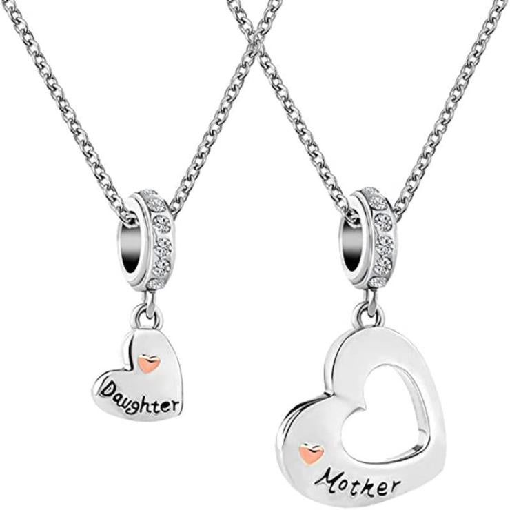 Mother Daughter Necklace Set of 2
