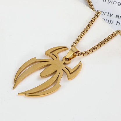 3-Color Spider Metal Necklaces – 3 Best Friends Necklaces