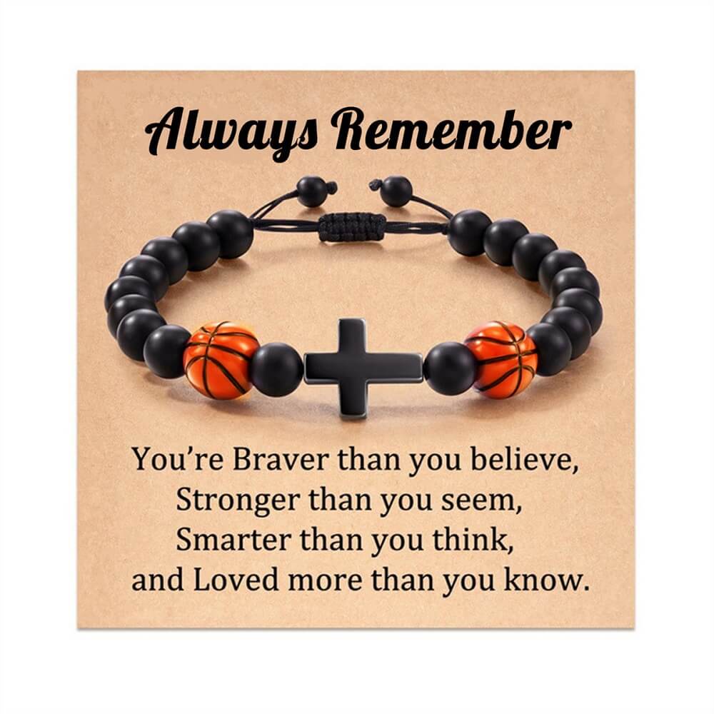 5 Styles Sports Ball Cross Bracelet | Perfect Gift for Sports Lovers