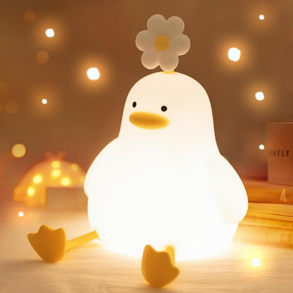 Baby-Safe Silicone Duck Night Light