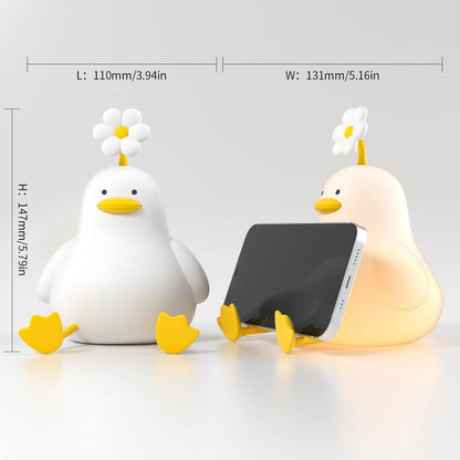 Baby-Safe Silicone Duck Night Light