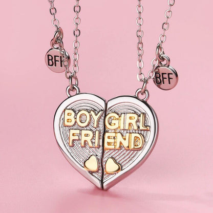 Boy and Girl Best Friend Necklace