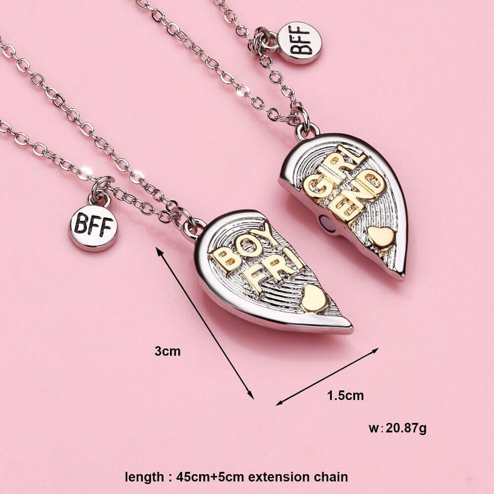 Boy and Girl Best Friend Necklace