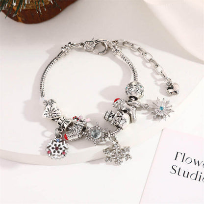 Crystal Beaded Bracelet Shiny Christmas gift