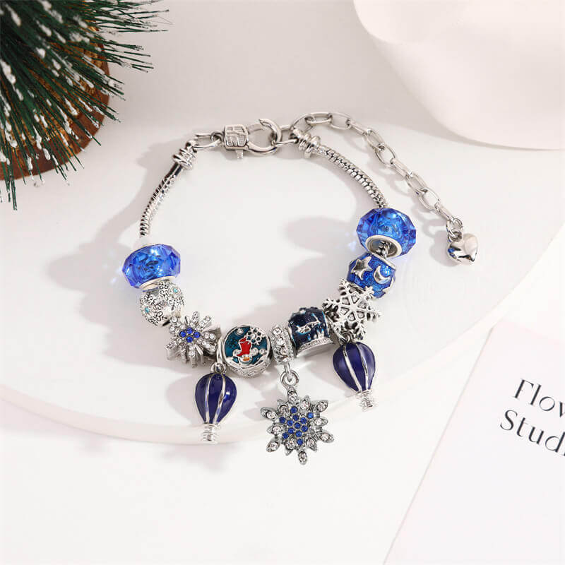 Crystal Beaded Bracelet Shiny Christmas gift