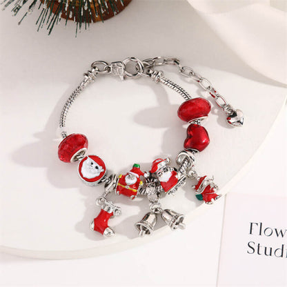 Crystal Beaded Bracelet Shiny Christmas gift