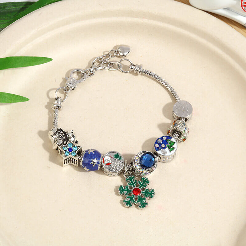 Crystal Beaded Bracelet Shiny Christmas gift