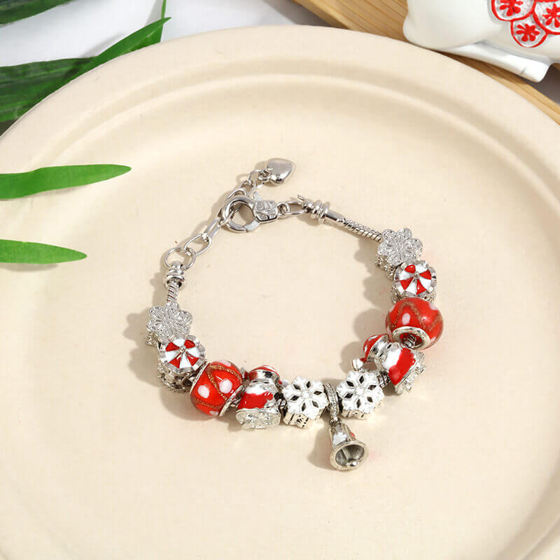 Crystal Beaded Bracelet Shiny Christmas gift