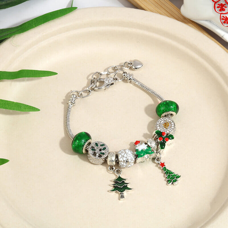 Crystal Beaded Bracelet Shiny Christmas gift