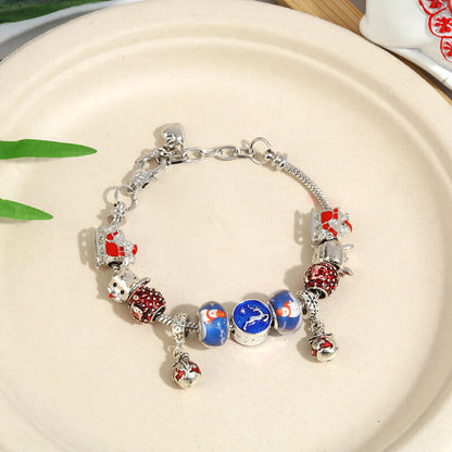 Crystal Beaded Bracelet Shiny Christmas gift