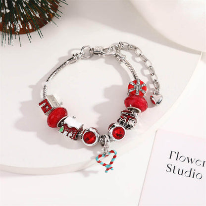 Crystal Beaded Bracelet Shiny Christmas gift