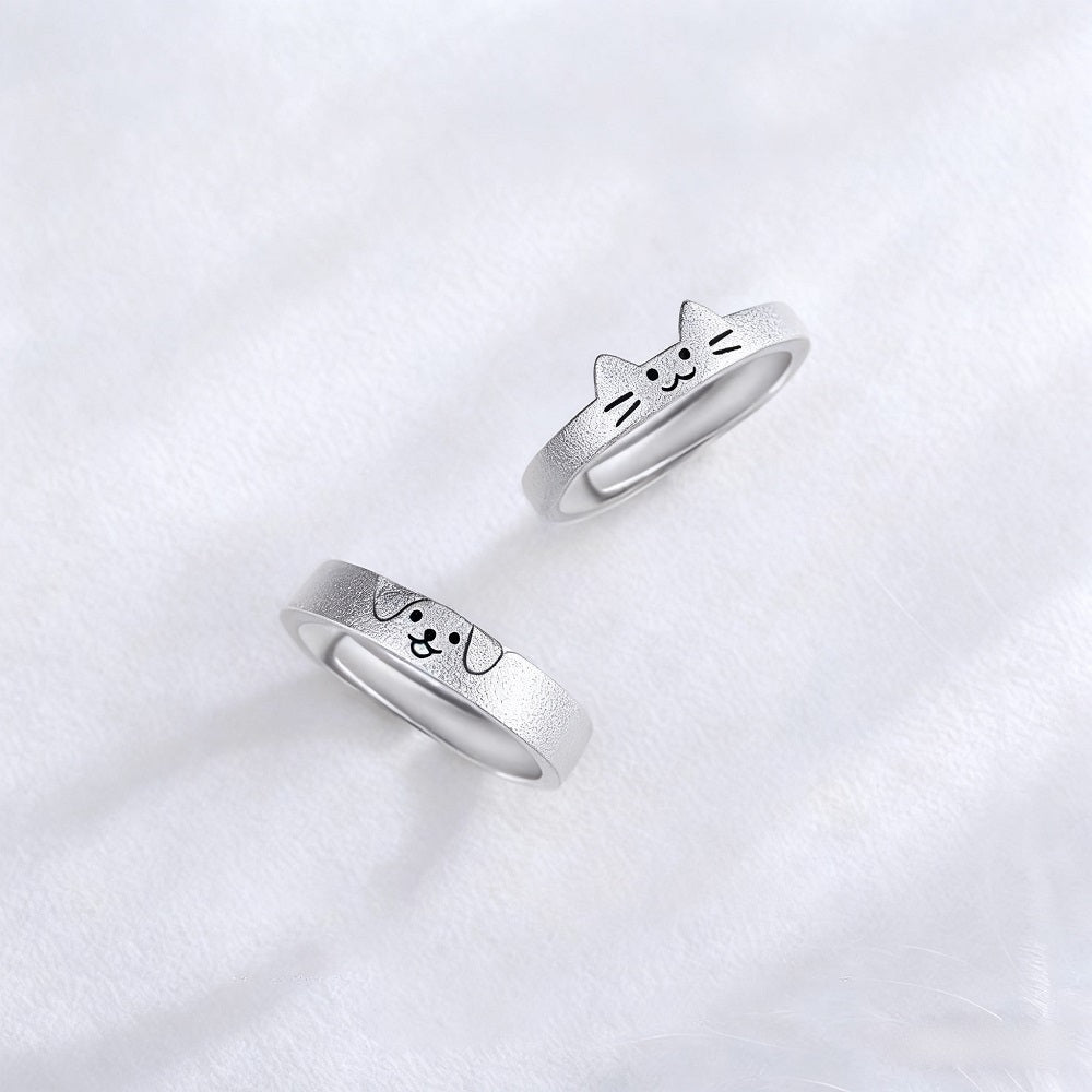 Custom Engraved Cat & Dog Rings with Gift Box