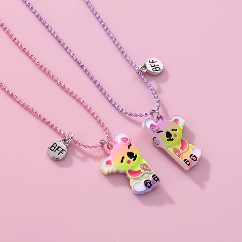 Cute Bear Best Friend Necklace