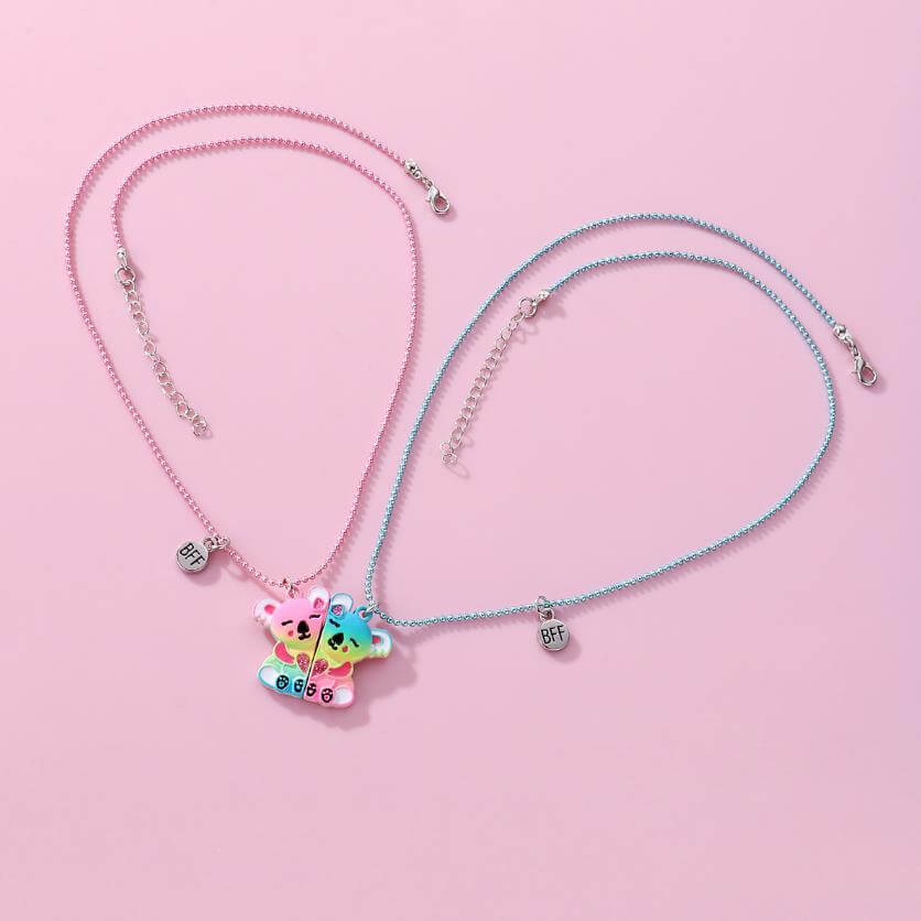 Cute Bear Best Friend Necklace