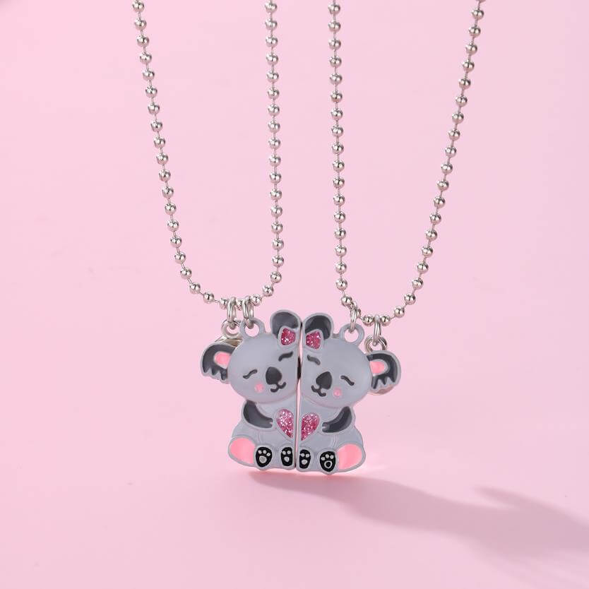 Cute Bear Best Friend Necklace