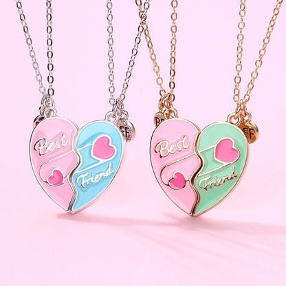 Cute Color Magnetic Best Friend Necklace