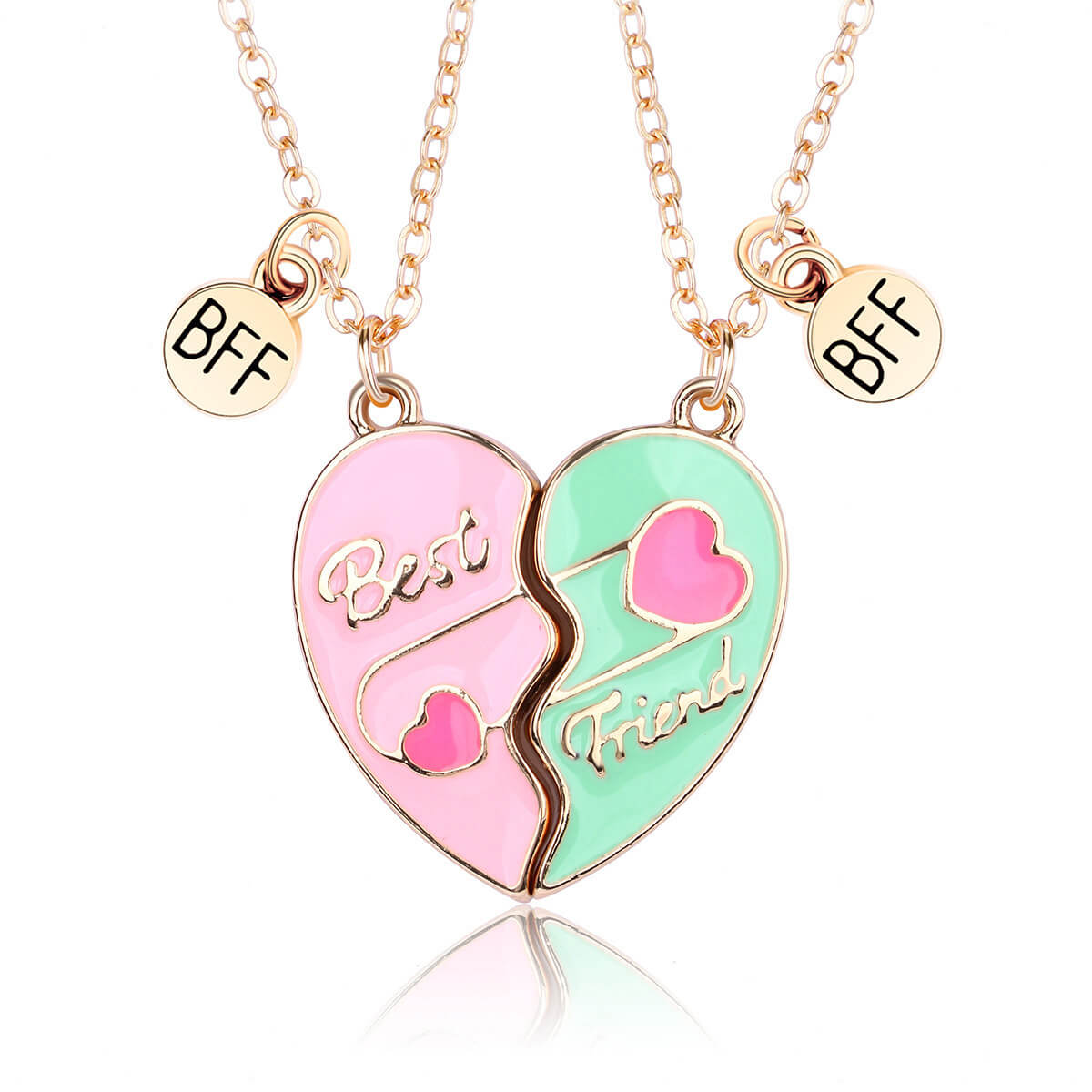 Cute Color Magnetic Best Friend Necklace