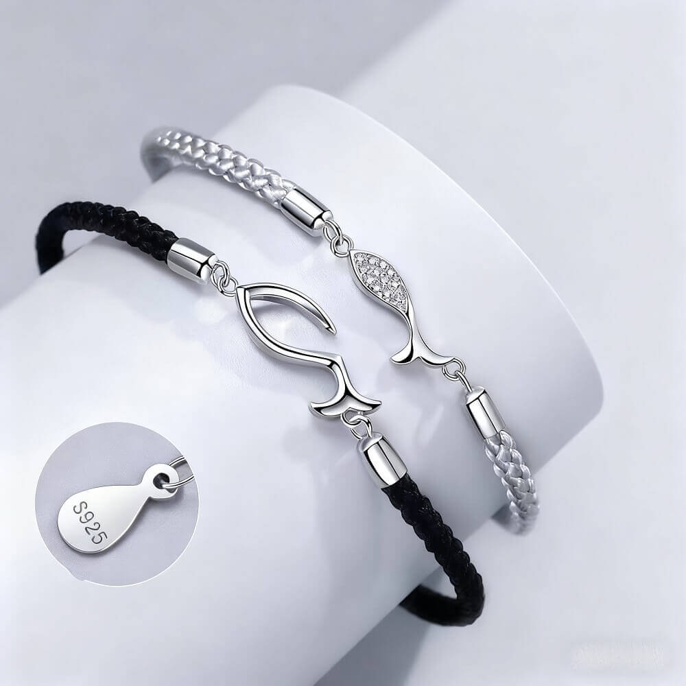 Fish Couple Bracelets - Matching Lovers Set