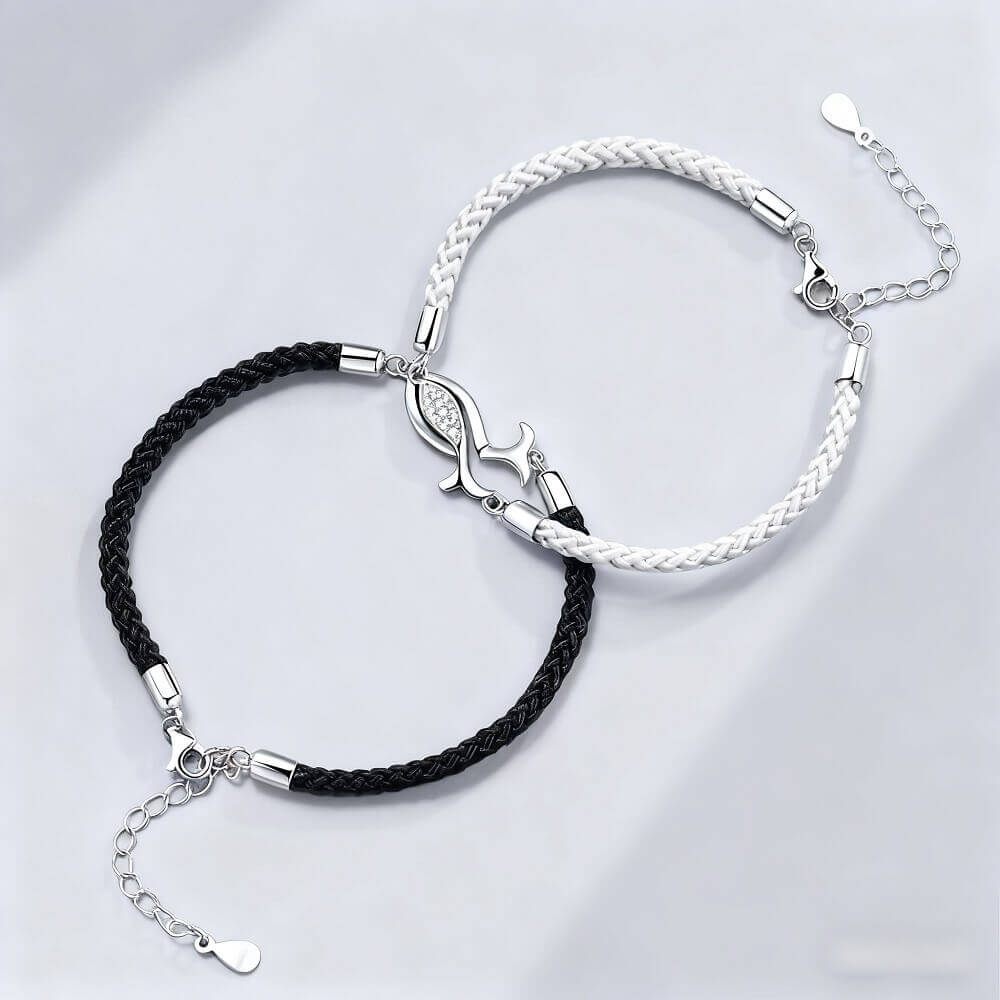 Fish Couple Bracelets - Matching Lovers Set