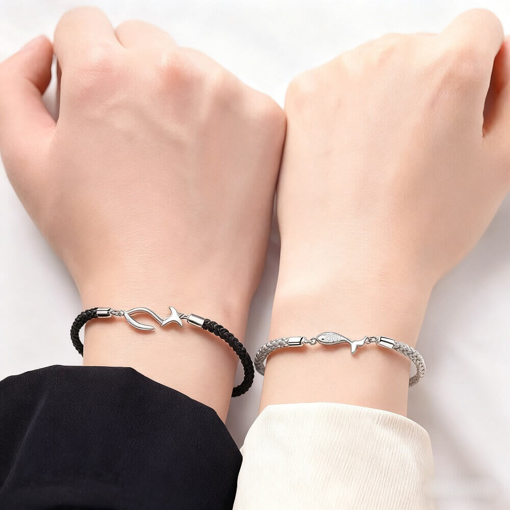 Fish Couple Bracelets - Matching Lovers Set