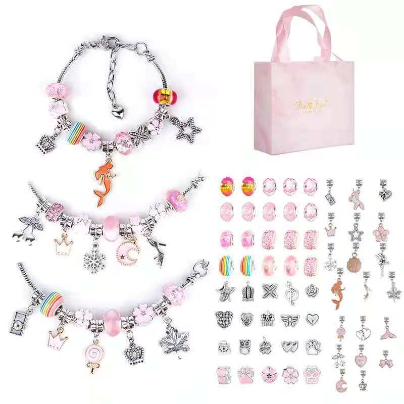 Girls' Childrens DIY Bracelet Kit for Kids