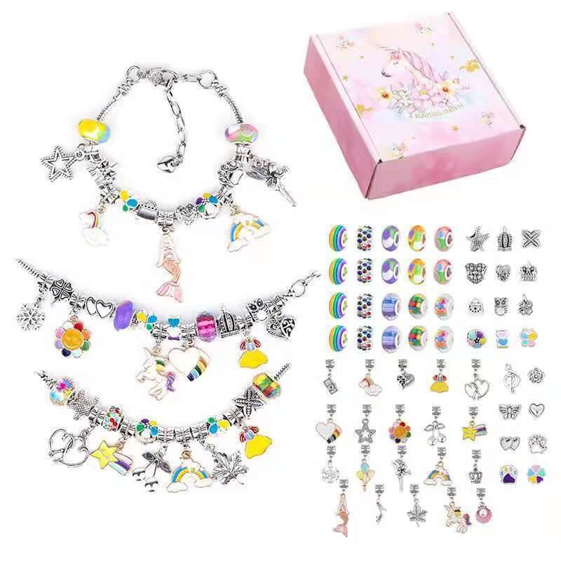 Girls' Childrens DIY Bracelet Kit for Kids