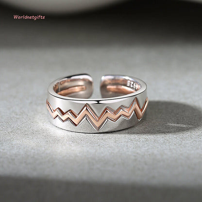 Heartbeat Rings For Couples
