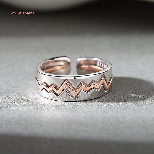 Heartbeat Rings For Couples