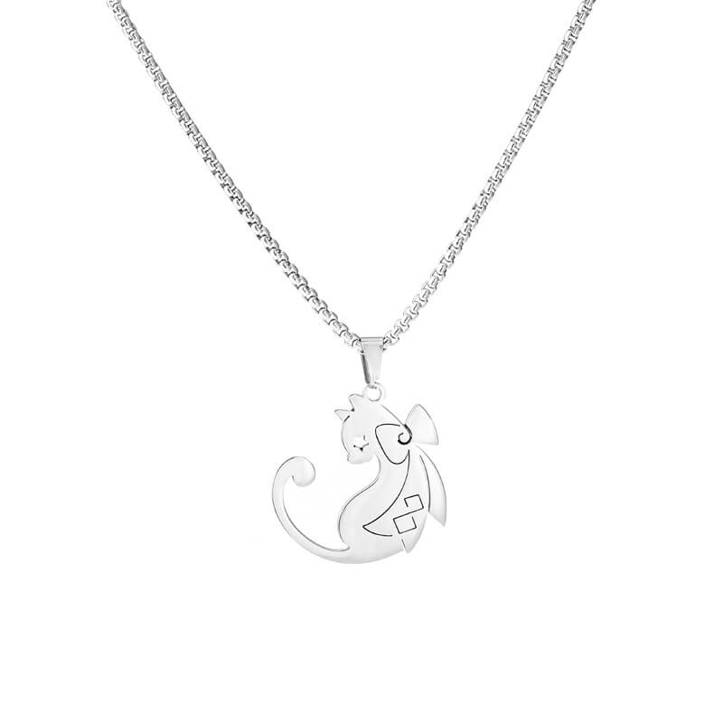 Lyney & Lynette Matching Cat Necklaces – Bestie Jewelry