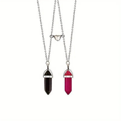 Magnetic Crystal Necklaces and Bracelets Sets