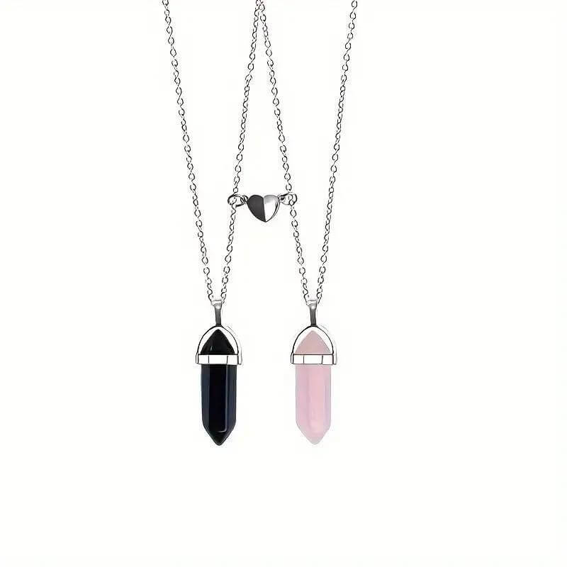 Magnetic Crystal Necklaces and Bracelets Sets