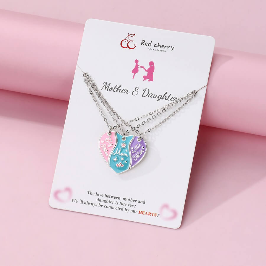 Mom - Big Sister - Little Sister Magnetic Necklace