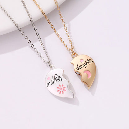 Mother Daughter Necklace Set of 2
