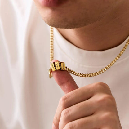Personalized Father's Day Gift for Dad – Custom Necklace with Kids' Names