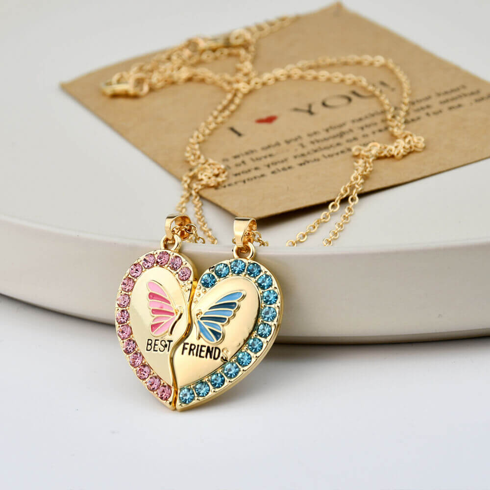 Butterfly BFF Necklaces for 2