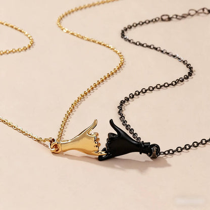 Pinkie Promise Couple Necklaces - Matching Jewelry Set for Couples & Best Friends