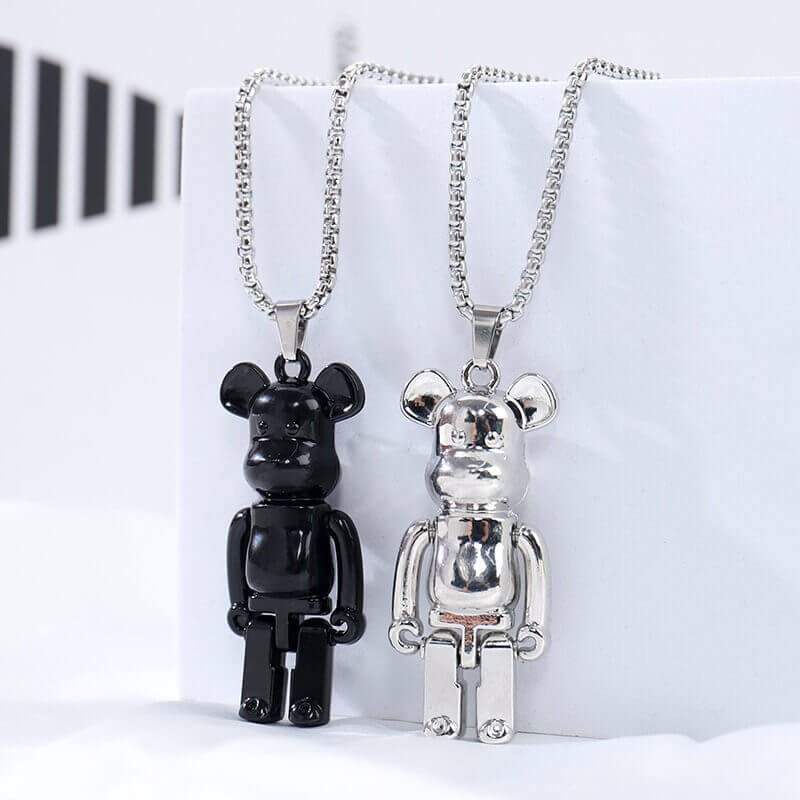 Punk Rock Violent Bear Necklaces