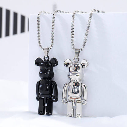 Punk Rock Violent Bear Necklaces