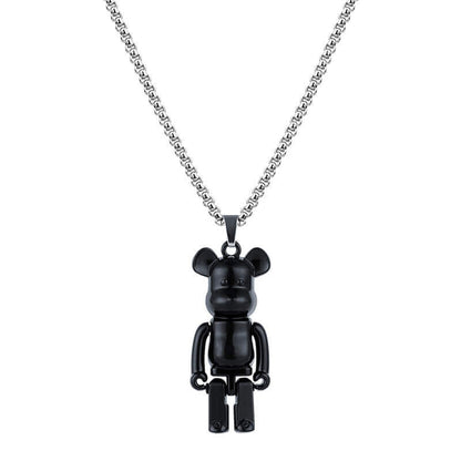 Punk Rock Violent Bear Necklaces