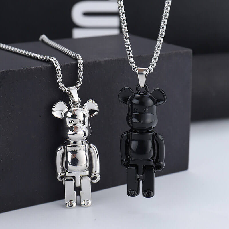 Punk Rock Violent Bear Necklaces