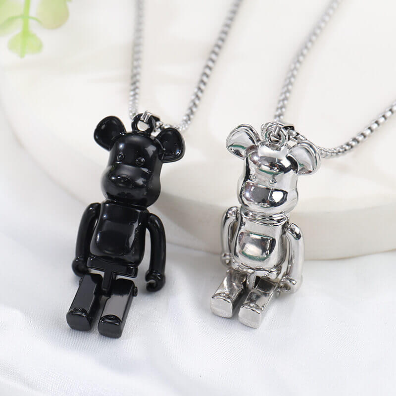 Punk Rock Violent Bear Necklaces