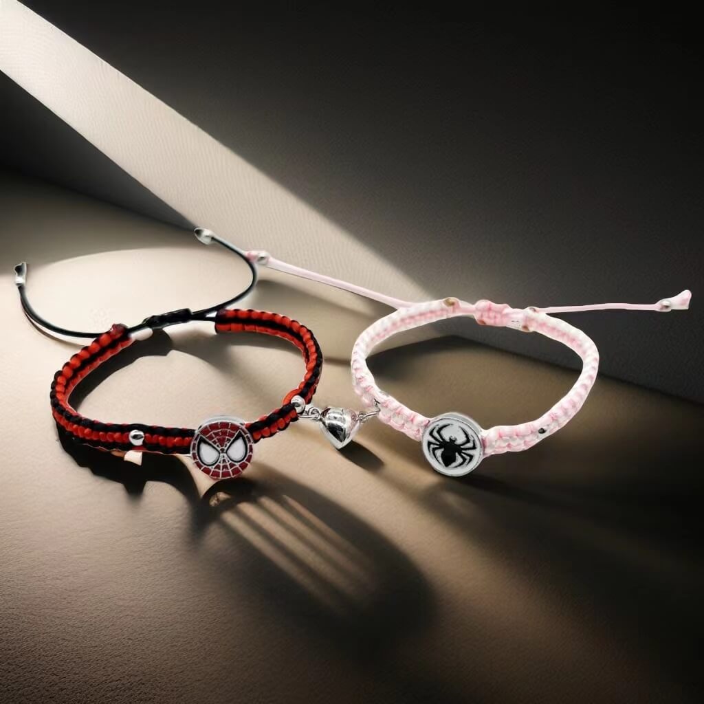 Spiderman And Hello Kitty Bracelets Magnetic