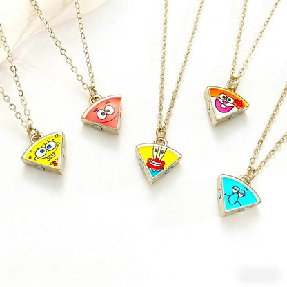 SpongeBob SquarePants Puzzle Friendship Necklace Set - 5PCS
