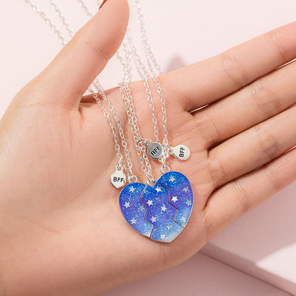 Star Glowing Magnetic Necklace 3-Piece Set